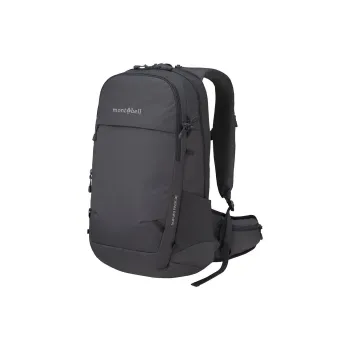 MONTBELL Polyurethane Outdoor Mountaineering Bag, Backpack Regular Unisex Dark Gray