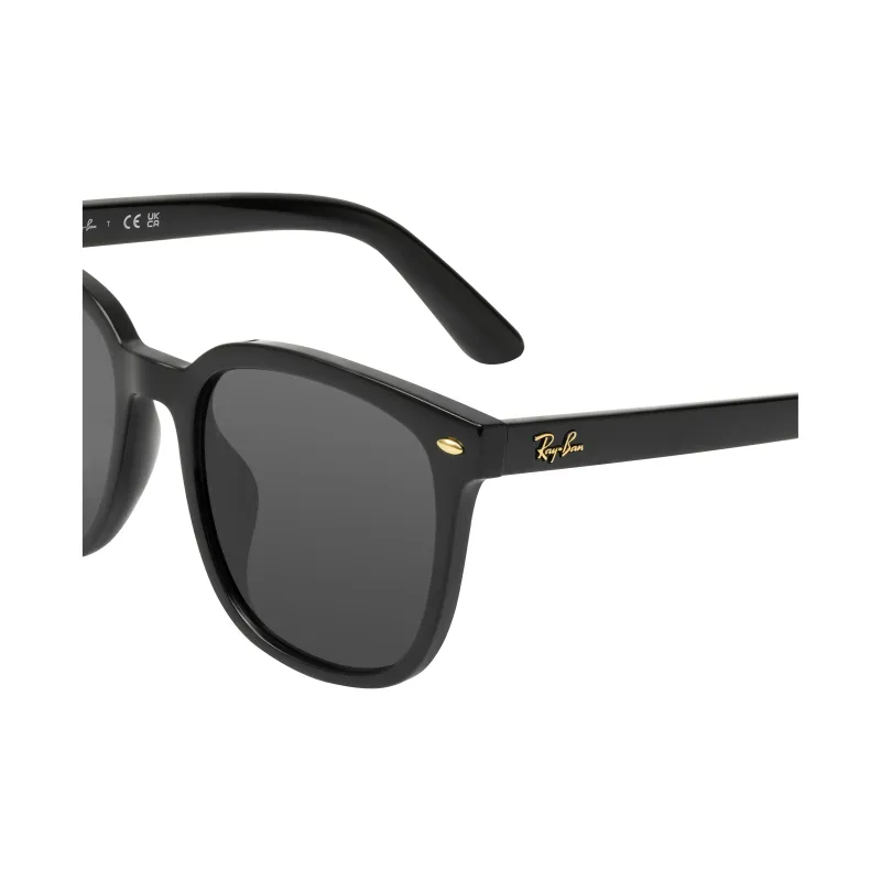 RayBan Plate Frame Square Sunglasses Unisex Black-4