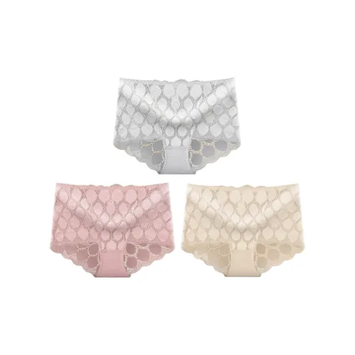 Flowers In Water Underpants Women's 3 Pack