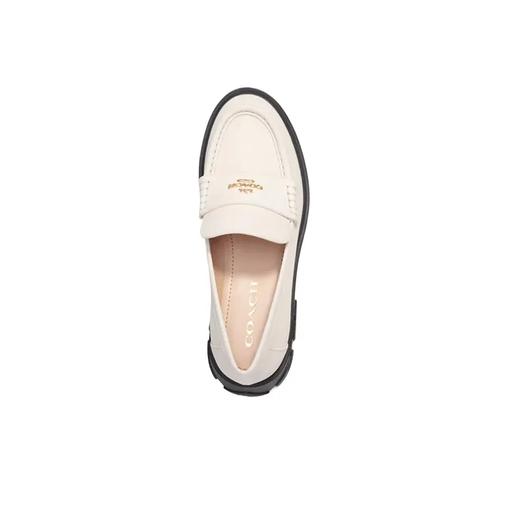 COACH Loafers Women's White-3