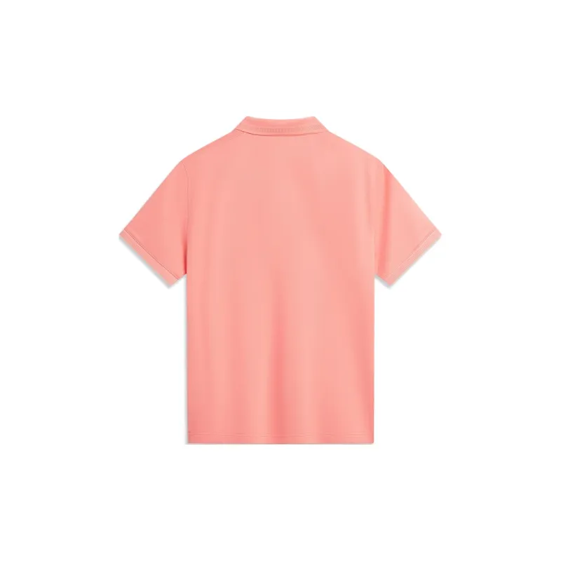 LiNing Polo Shirt Men's Camellia Pink-1