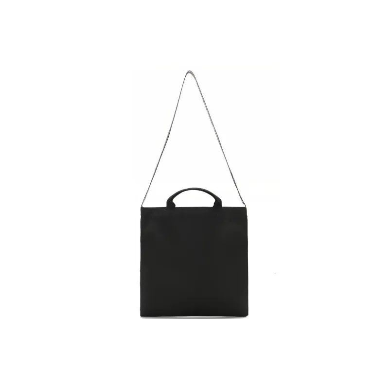 New Balance Fabric Tote Bag Shopping Bag Portable Crossbody Bag Shoulder Bag Unisex Black-1