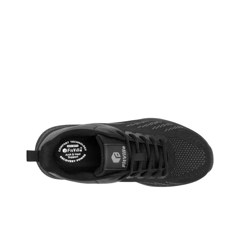 Fitville Casual Shoes Women's Low-Top Black-2