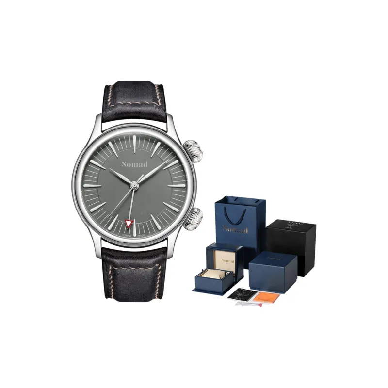 Xomad Manual Mechanical Movement Men's Watches White Dial Grasshopper Alarm Watch-1