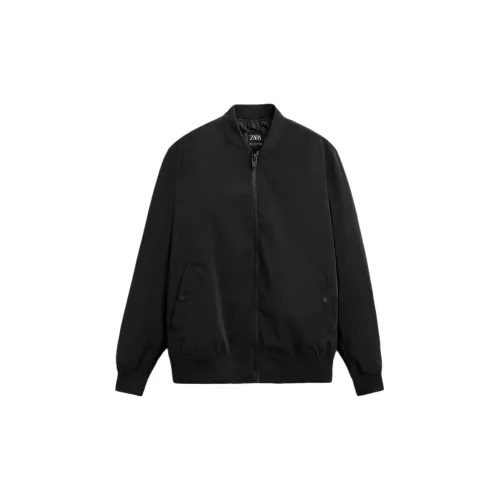 ZARA Jackets Men Black