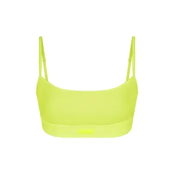 SKIMS COTTON Collection COTTON RIB SCOOP BRALETTE Bra Women's Daffodil/Narcissus