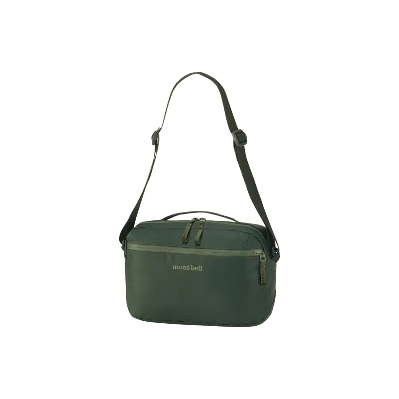 MONTBELL Nylon Shoulder Bag Large Size Unisex Dark Green-0