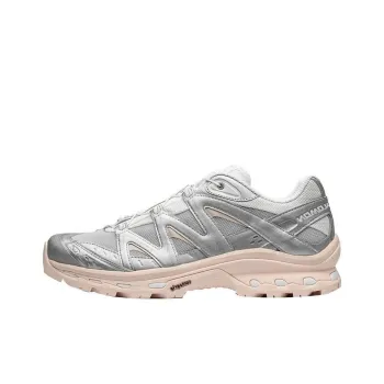 SALOMON XT Quest Slip Resistant Low Top Outdoor Shoes Unisex Gray White Pink