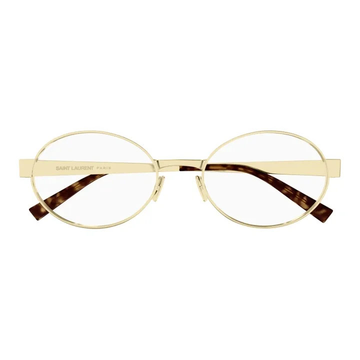 SAINT LAURENT Oval Frame Glasses-1