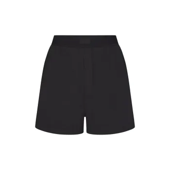 SKIMS COTTON RIB LOOSE BOXER Boxer Shorts Women's 1 Pack SOOT/Smoke Gray