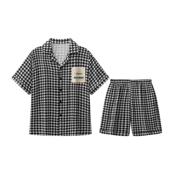Lan Miao Pajama Set Men's Black