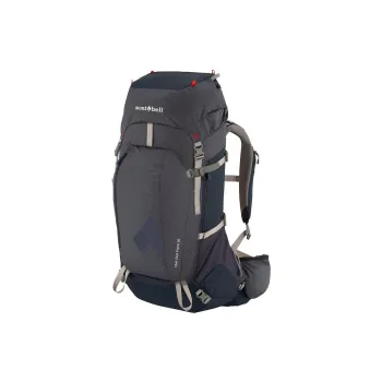 MONTBELL Nylon Outdoor Mountaineering Bag, Backpack Regular Women's Graphite Blue