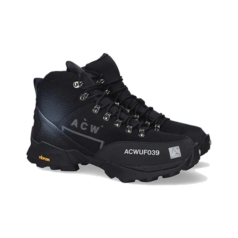 ROA Logo print Mesh High top Sneakers-1