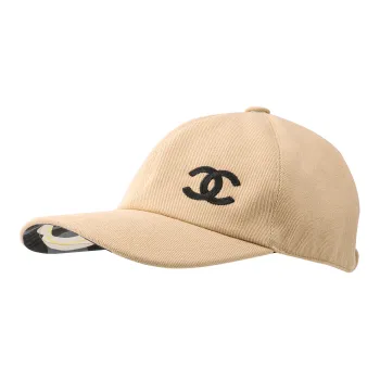CHANEL 1986 1988 Interlocking Cc Baseball Cap
