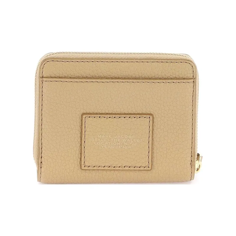MARC JACOBS Grain Leather Wallet Women's Camel-2