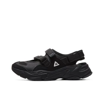 PEAK Mary Jane Sandal Beach Summer Slippers Women's Black Silver