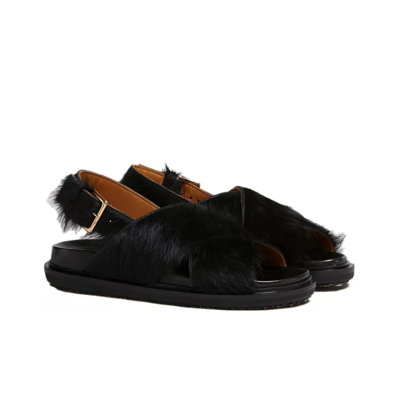 MARNI One Strap Sandals Women's Black-1
