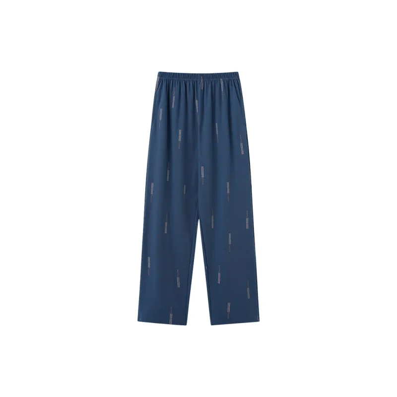 MIIOW Pajama Pants Men's Navy Blue-0