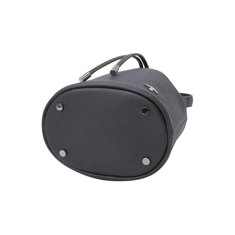 DESCENTE Synthetic Leather, Nylon Handbag Unisex Black-2