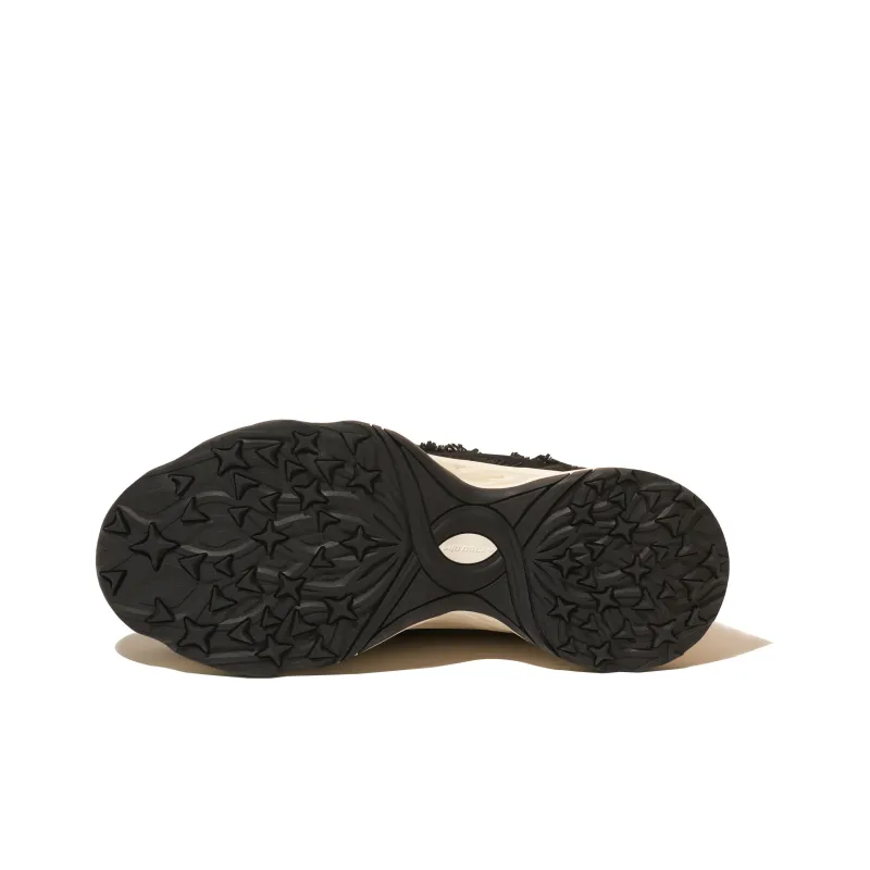 W/O DELAY Chunky Sneakers Unisex Low Top Black-2