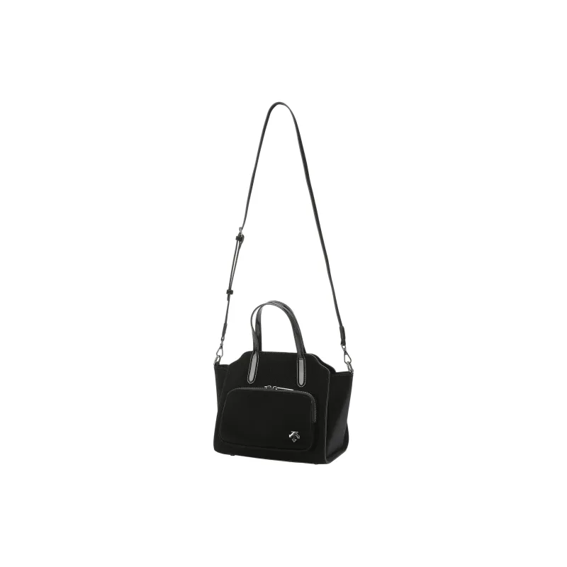 DESCENTE Synthetic Leather, Polyester Shoulder Bag Unisex Black-0