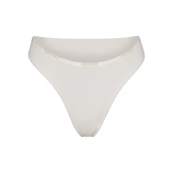 SKIMS COTTON LOGO HIGH LEG BIKINI Underpants Women's 1 Pack MARBLE/Marble