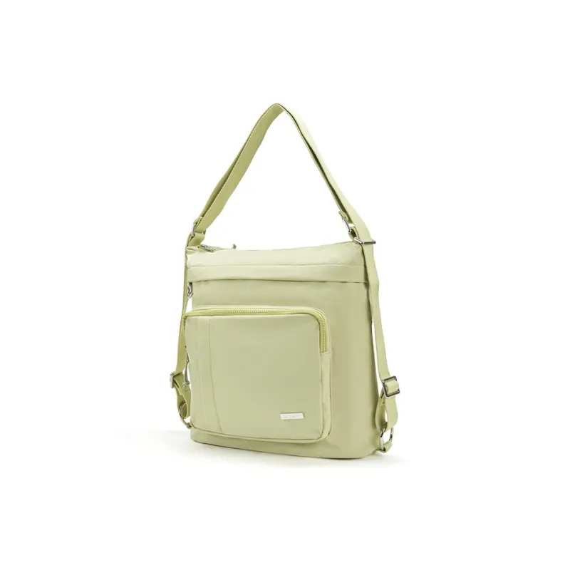 XTEP Fabric Carry Backpack Regular Unisex Light Green/Black/Ecru/Light Blue-0