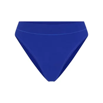 SKIMS COTTON JERSEY CHEEKY TANGA Underpants Women's 1 Pack Cobalt/Co