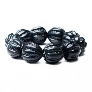 Lingxiang Yurun Hetian Jade Bracelets Men's Green Jade
