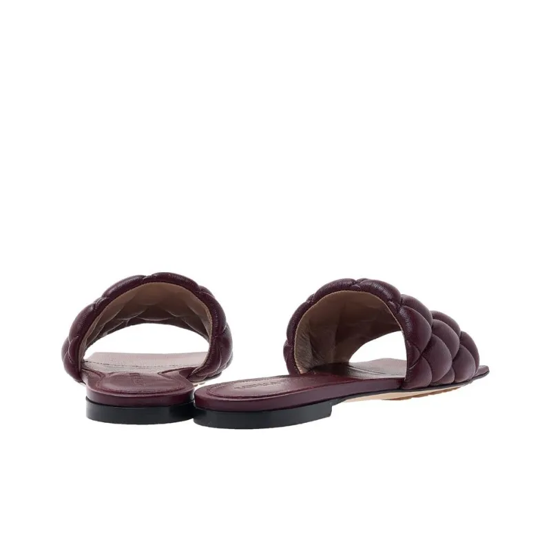 Bottega Veneta Matelassé Flat Sandals Women's-3