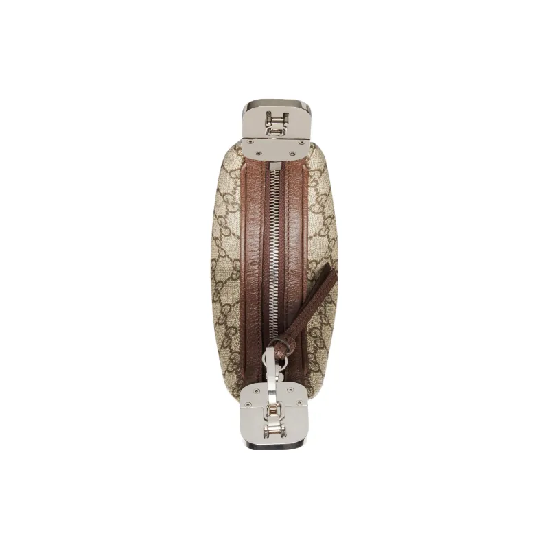 GUCCI Canvas Handbag Mini Women's Brown-4