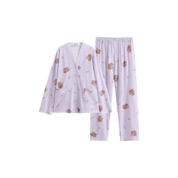 FENTENG Pajama Set Women's Taro Purple