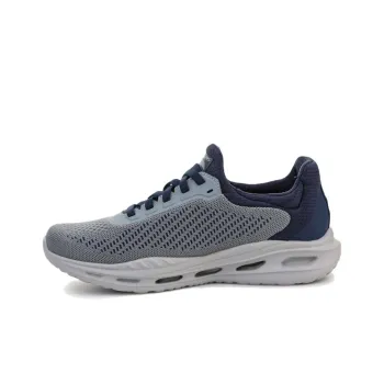 Skechers ARCH FIT ORVAN Cushioning Wear Resistant Low Top Running Shoes Men's Gray Blue