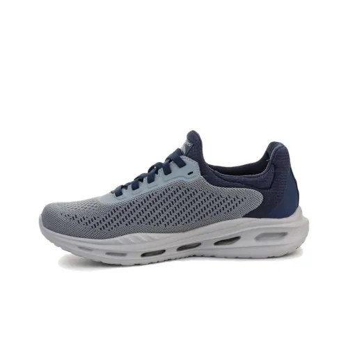 Skechers ARCH FIT ORVAN Running Shoes Men Low-Top Gray Blue