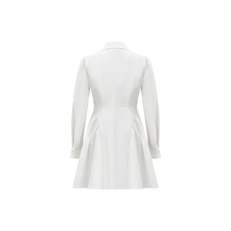 TAMMY TANGS Long Sleeved Dress Women's White-1