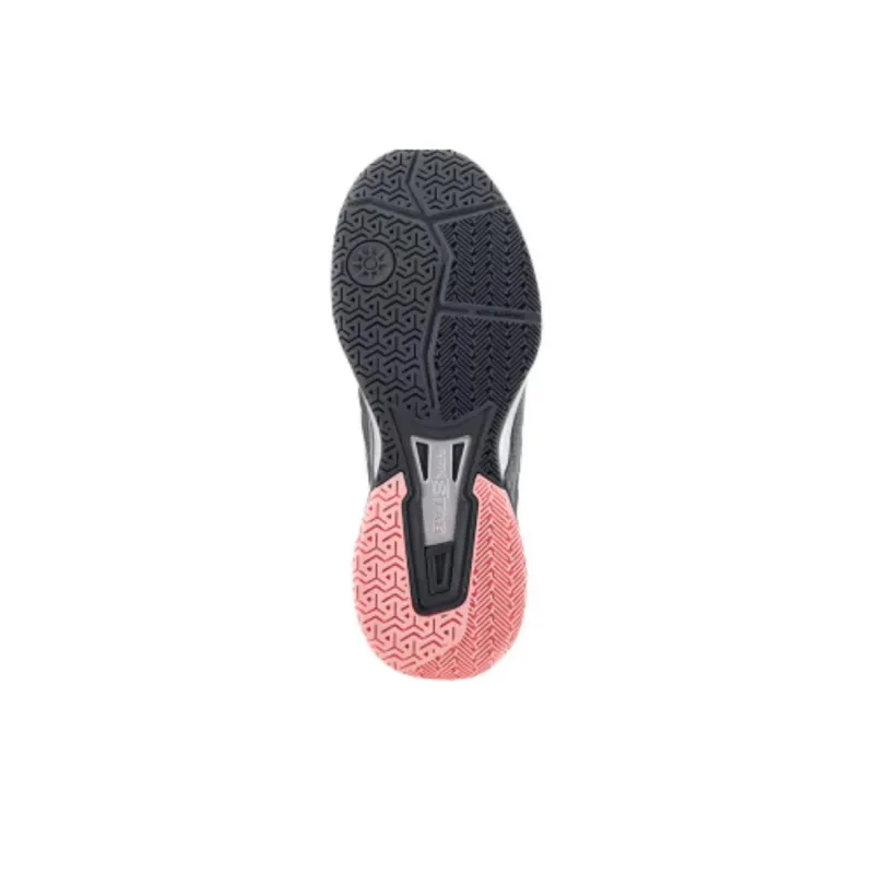 DECATHLON Cushioning Wear Resistant Low Top Tennis Shoes Women's Black Pink-2