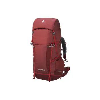 MONTBELL Nylon Outdoor Mountaineering Bag, Backpack Women's Burgundy