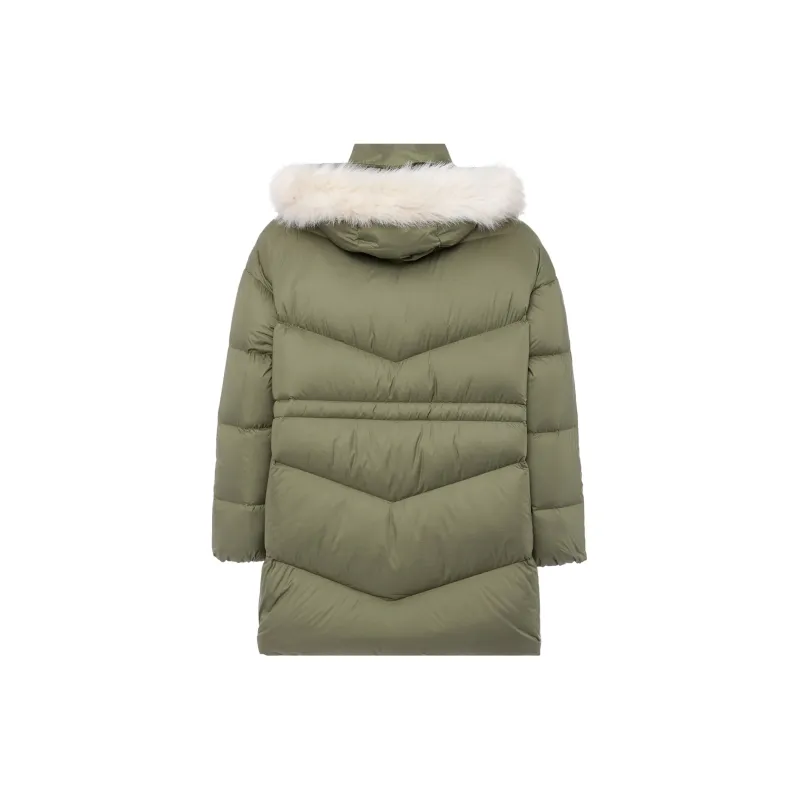 Adidas Originals Clover Series Down Jacket Women's Green-2