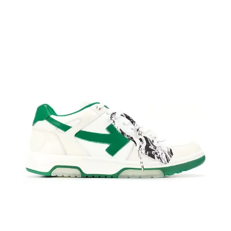 OFF WHITE Out Of Office Low 'White Green'-1