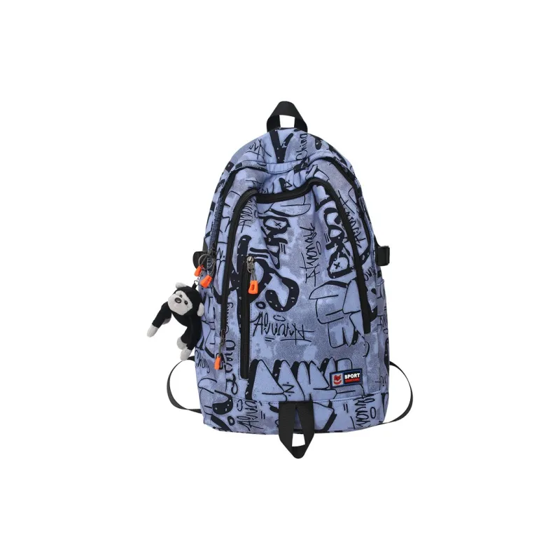 Meow in the grass Backpacks-8