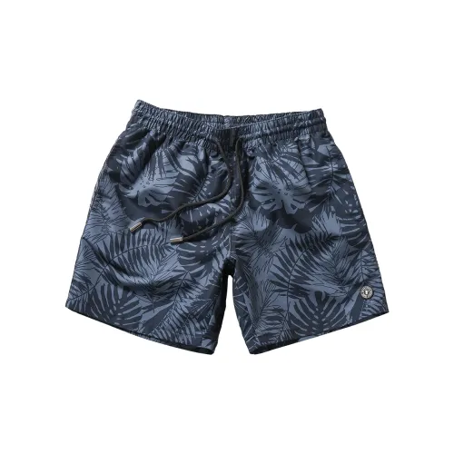 GAILANG Beach Shorts Men Gray Blue Multicolor