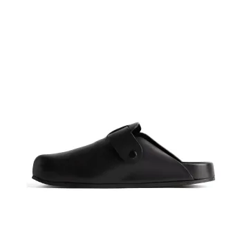 Balenciaga Sunday Leather Clogs 'Black' Women's