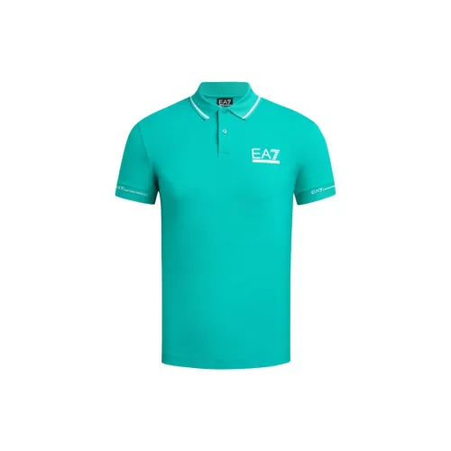 EMPORIO ARMANI EA7 Polo Shirts Men Green