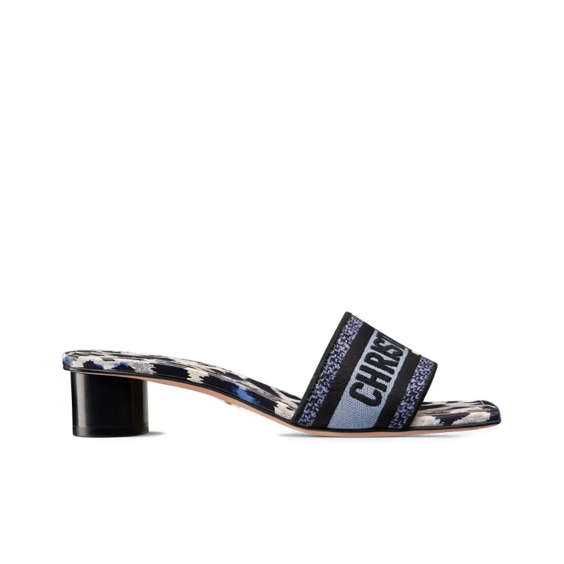 DIOR Dway Rubber Sole Slip Resistant Slide Slippers Women's Deep Sea Blue-1