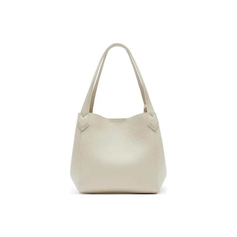 Staccato Cow Leather Shoulder Bag Regular Women's Pink Diamond/Glacier Blue/Oat Milk/Parchment Paper-14