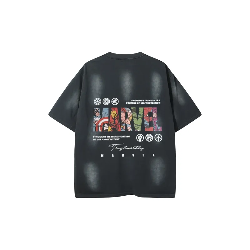 MARVEL The Avengers Series T-Shirt Unisex Black-1