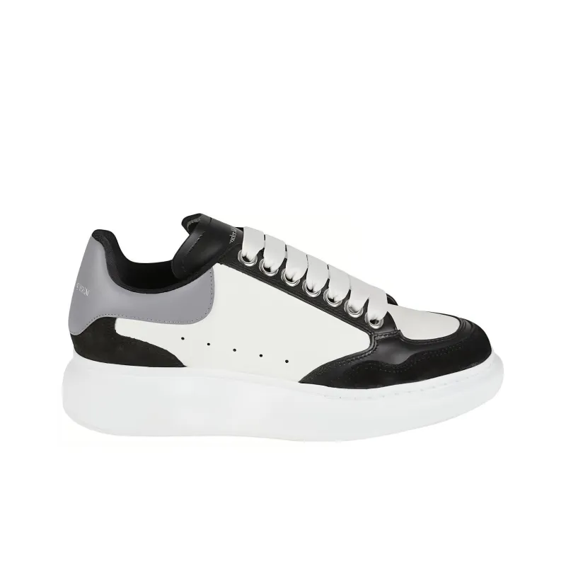 Alexander McQueen Larry Oversized Sensory Sneakers 'White Black Grey' Women's-1