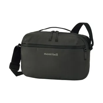 MONTBELL Nylon Shoulder Bag Large Size Unisex Dark Gray