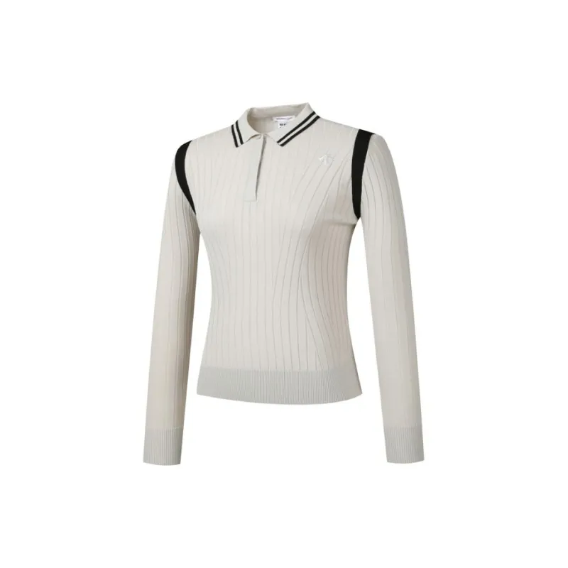 DESCENTE Sweater Women's Light Beige-2