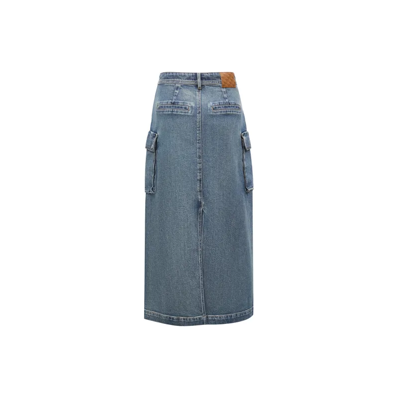 ONLY Denim Long Skirts Women's-9
